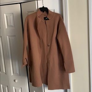 Camel colored peacoat